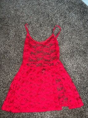 Victoria's Secret Red Lace dress